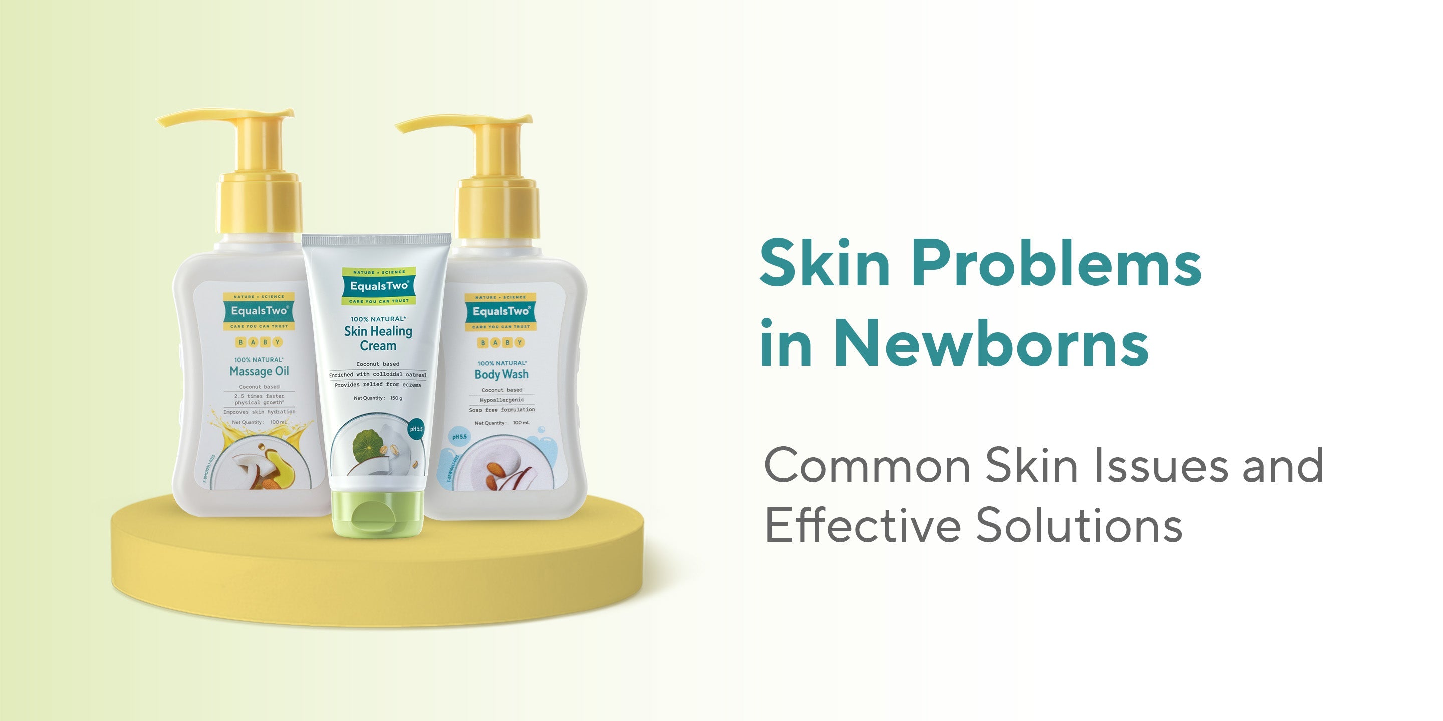 Skin Problems in Newborn Babies - Banner Image