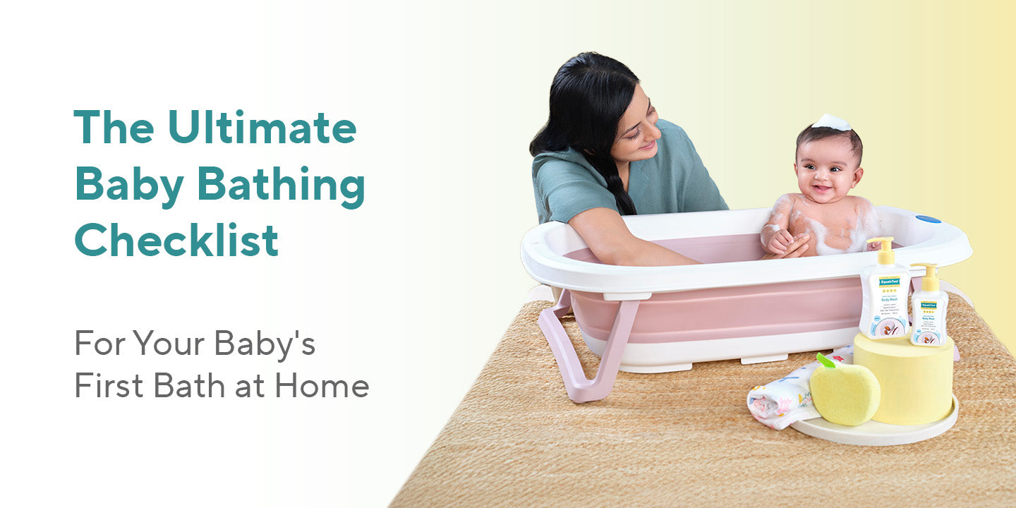 The Ultimate Baby Bathing Checklist for Your Baby's First Bath at Home