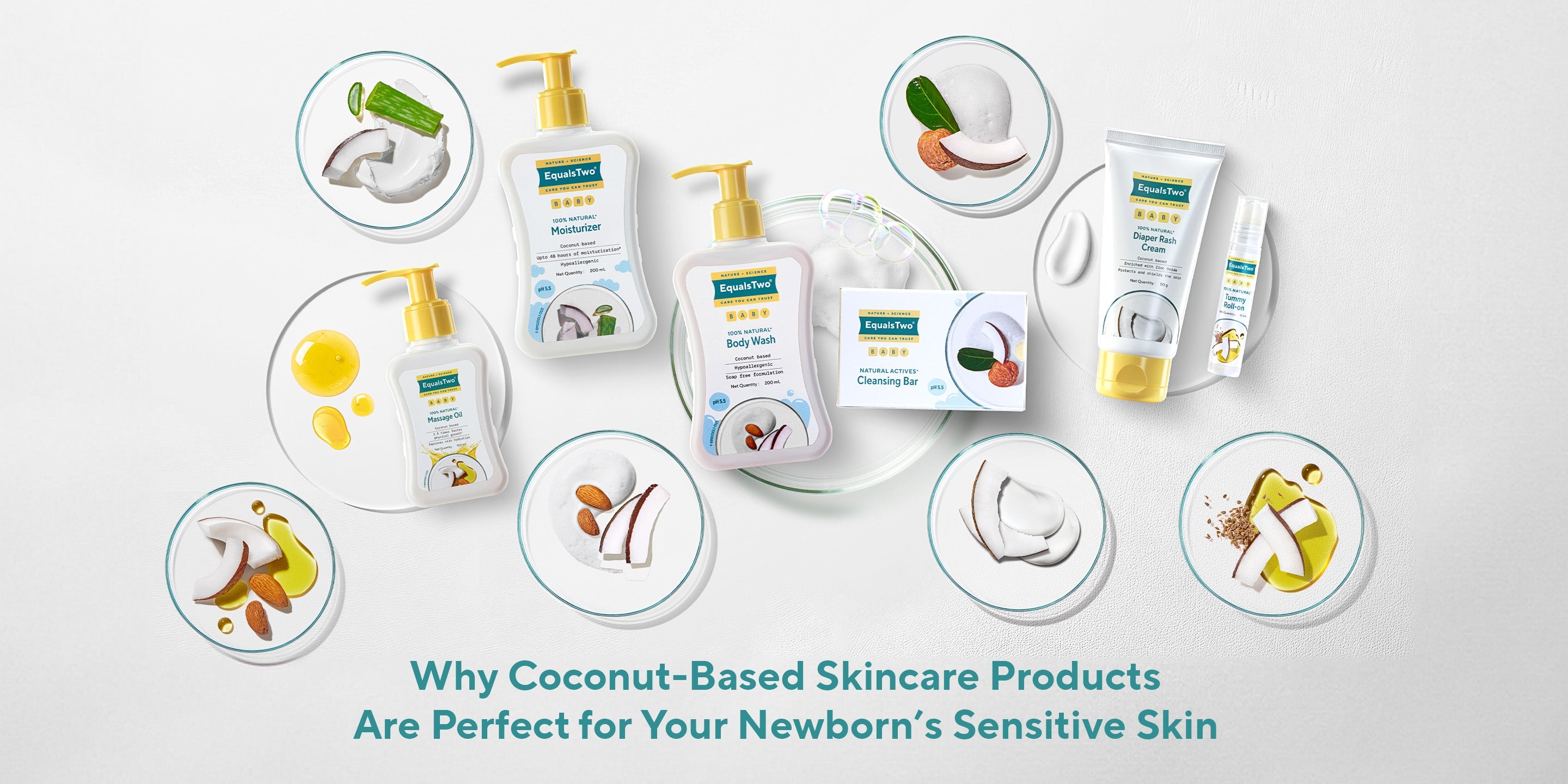 Coconut Base Skincare Products - Banner Image