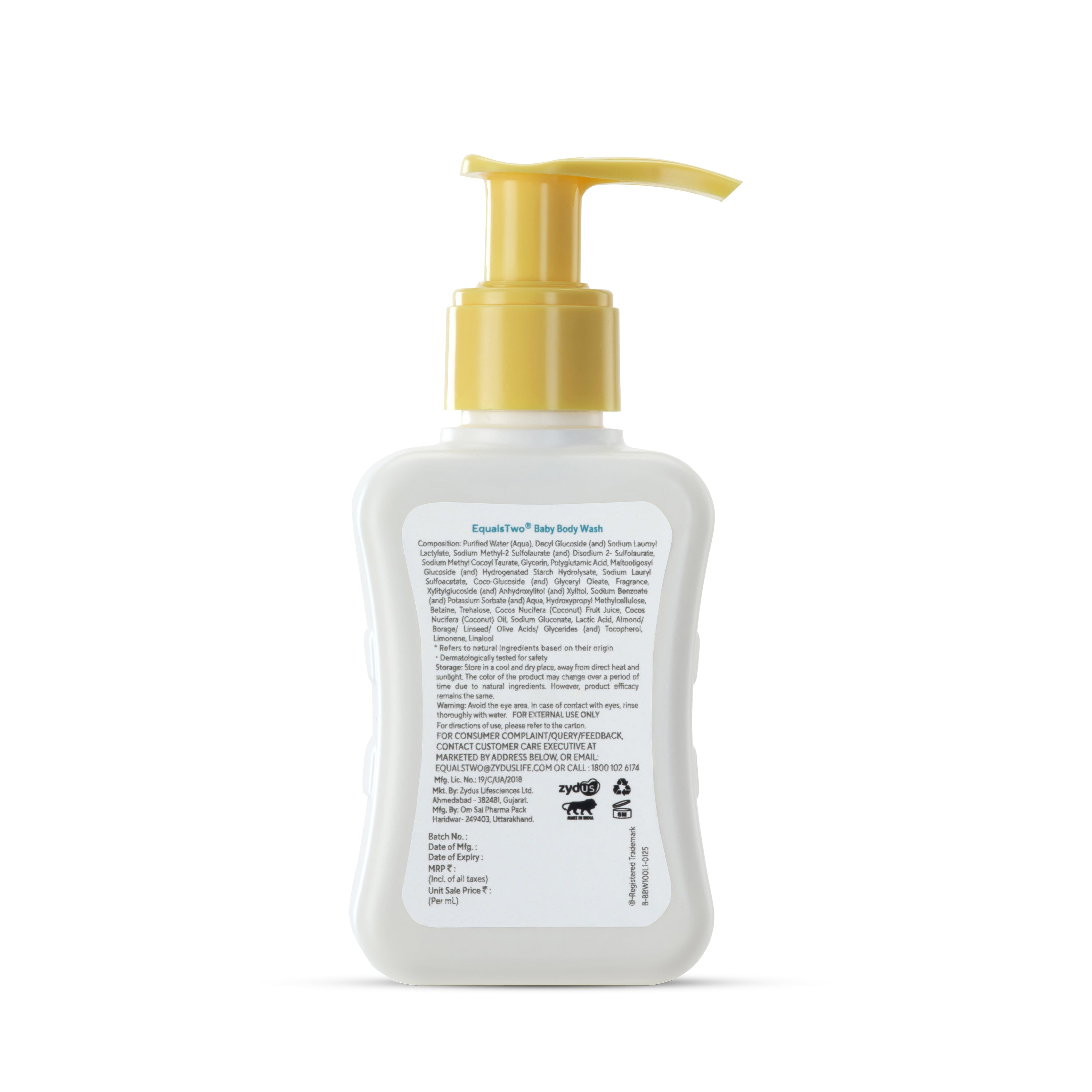 EqualsTwo Baby Body Wash