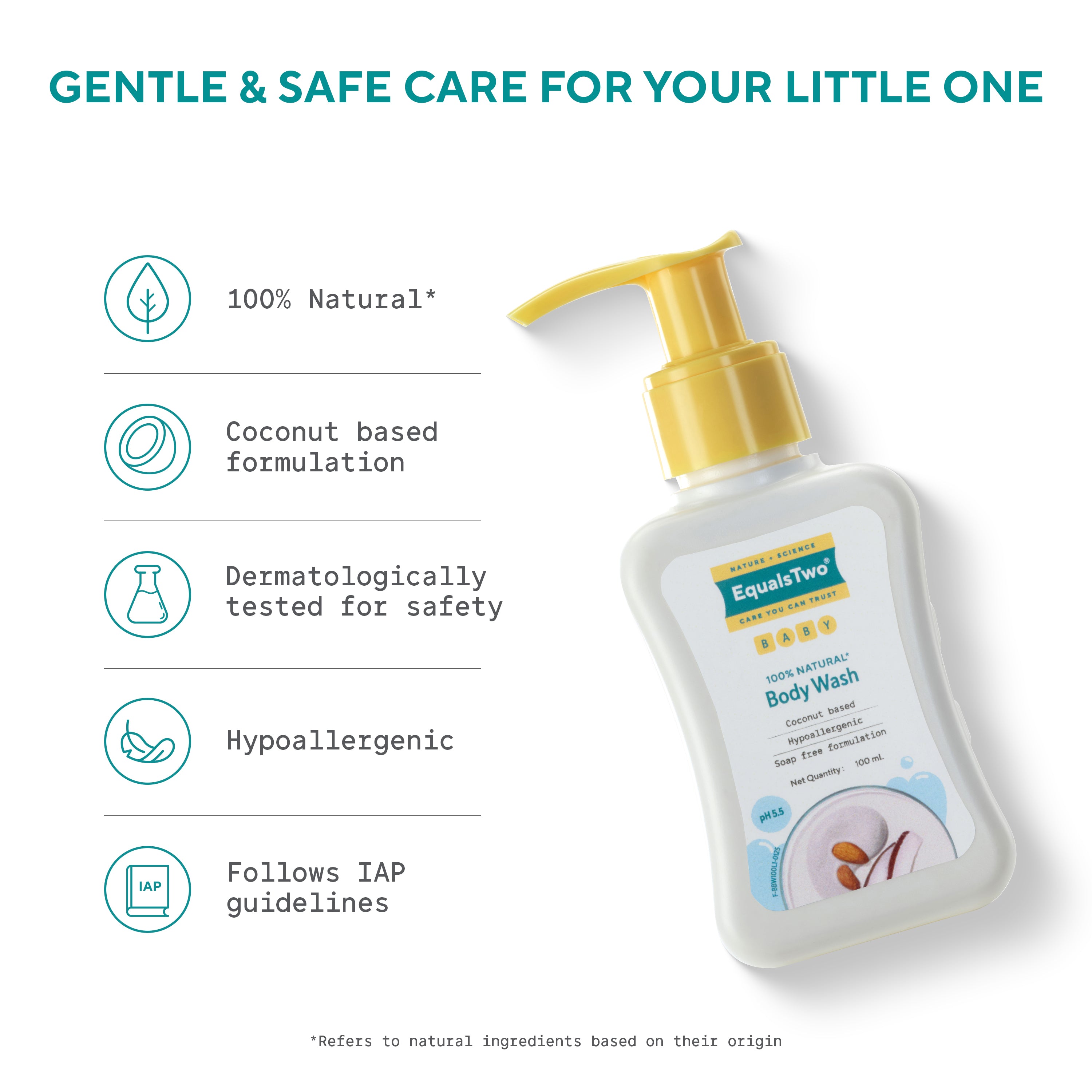 EqualsTwo Baby Body Wash