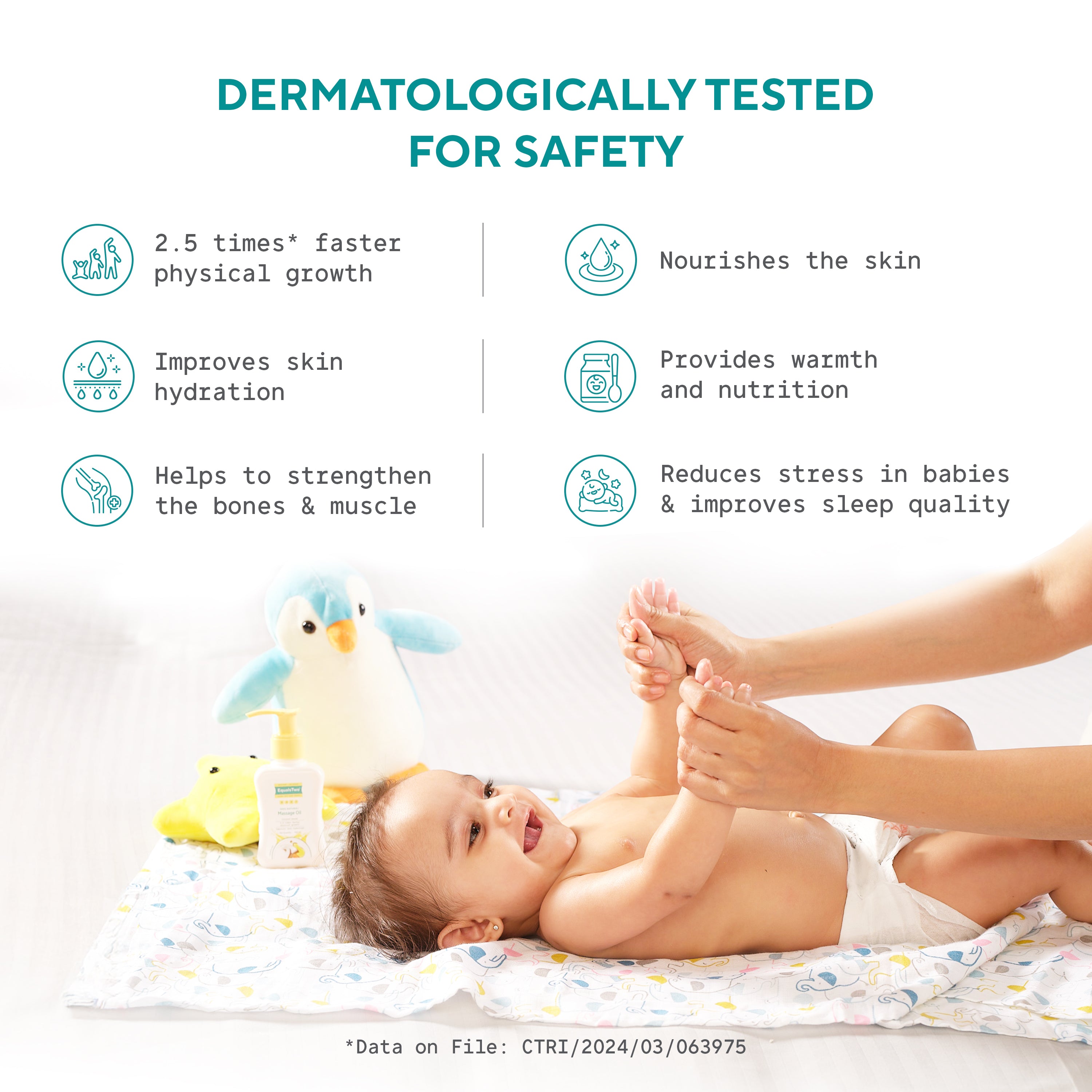 EqualsTwo Baby Massage Oil