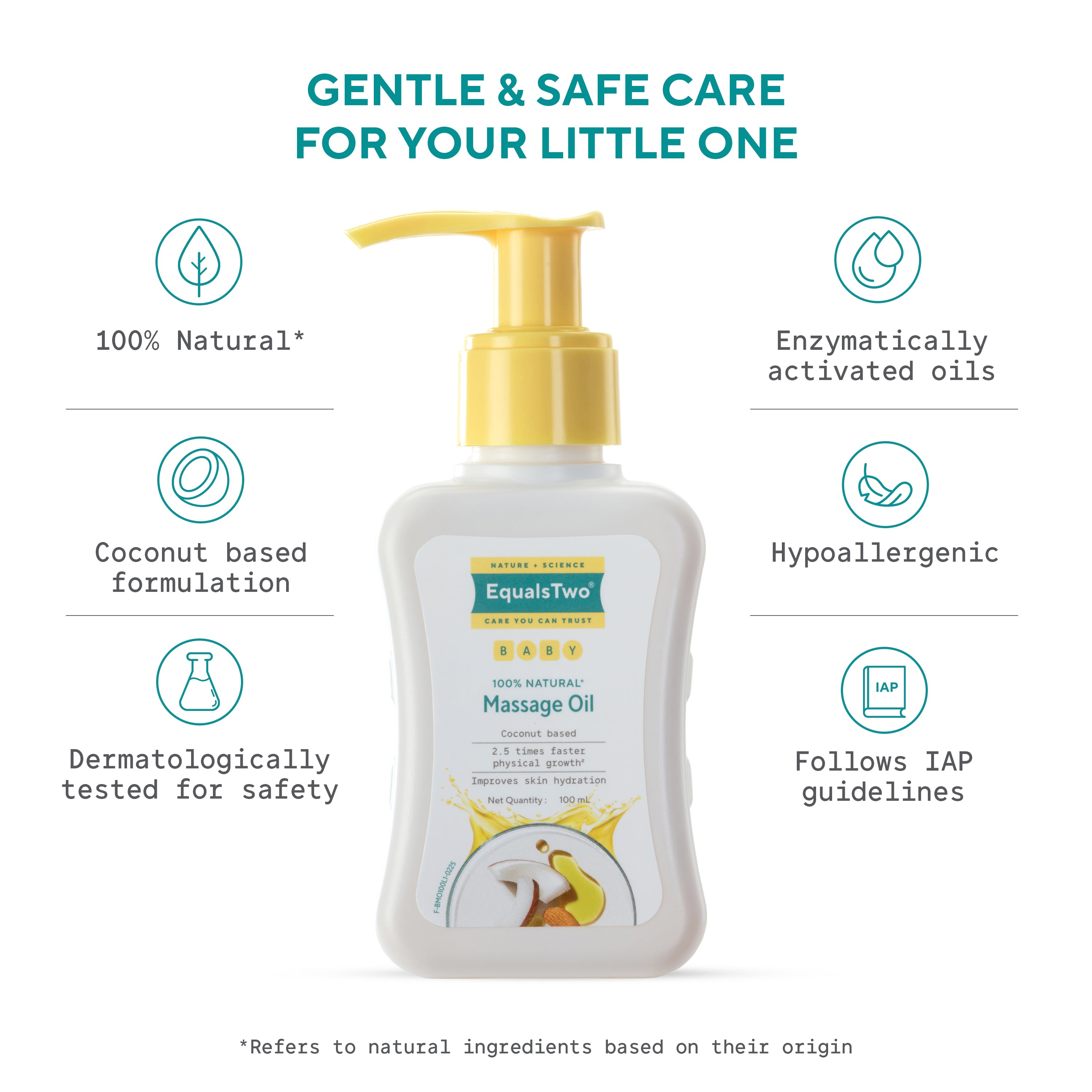 EqualsTwo Baby Massage Oil