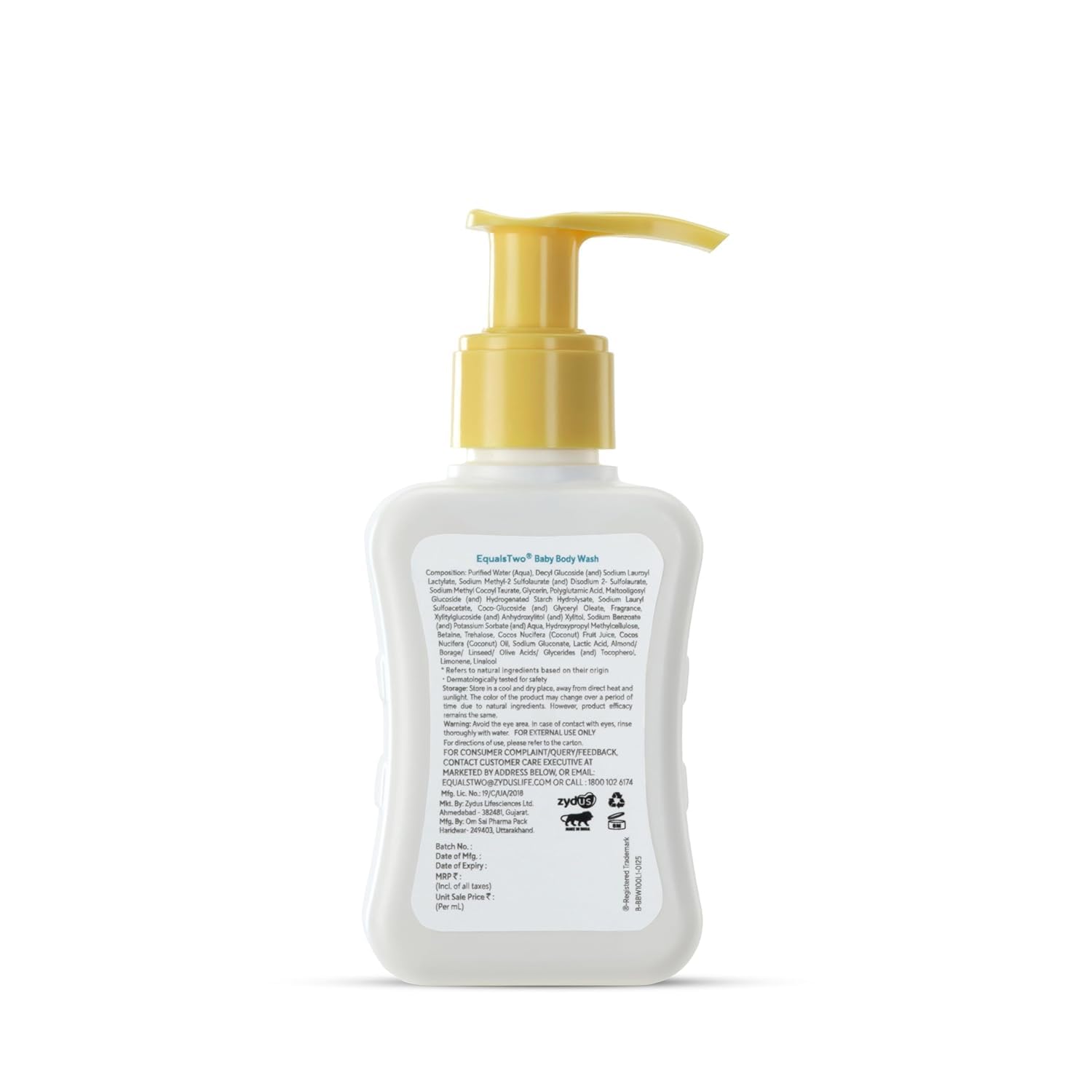 EqualsTwo Baby Body Wash