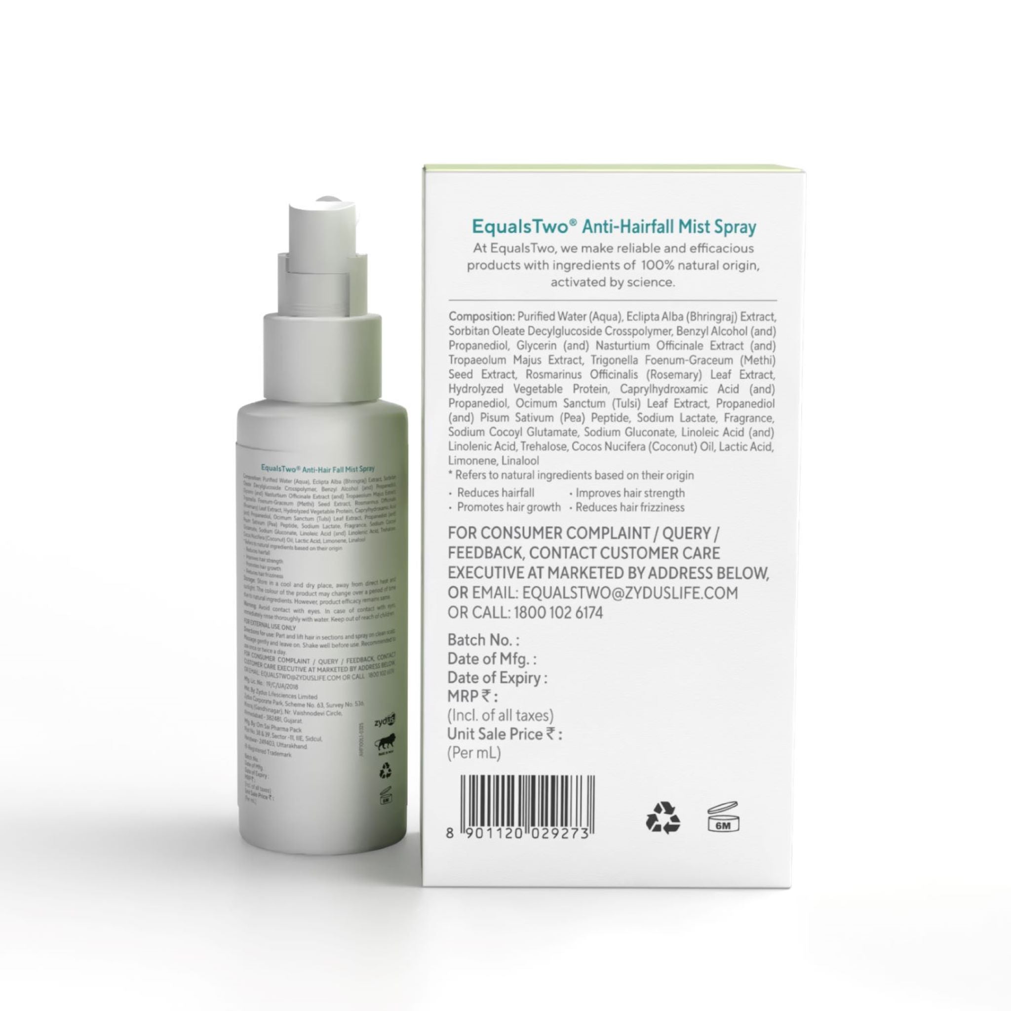 EqualsTwo Anti-Hair Fall Mist Spray