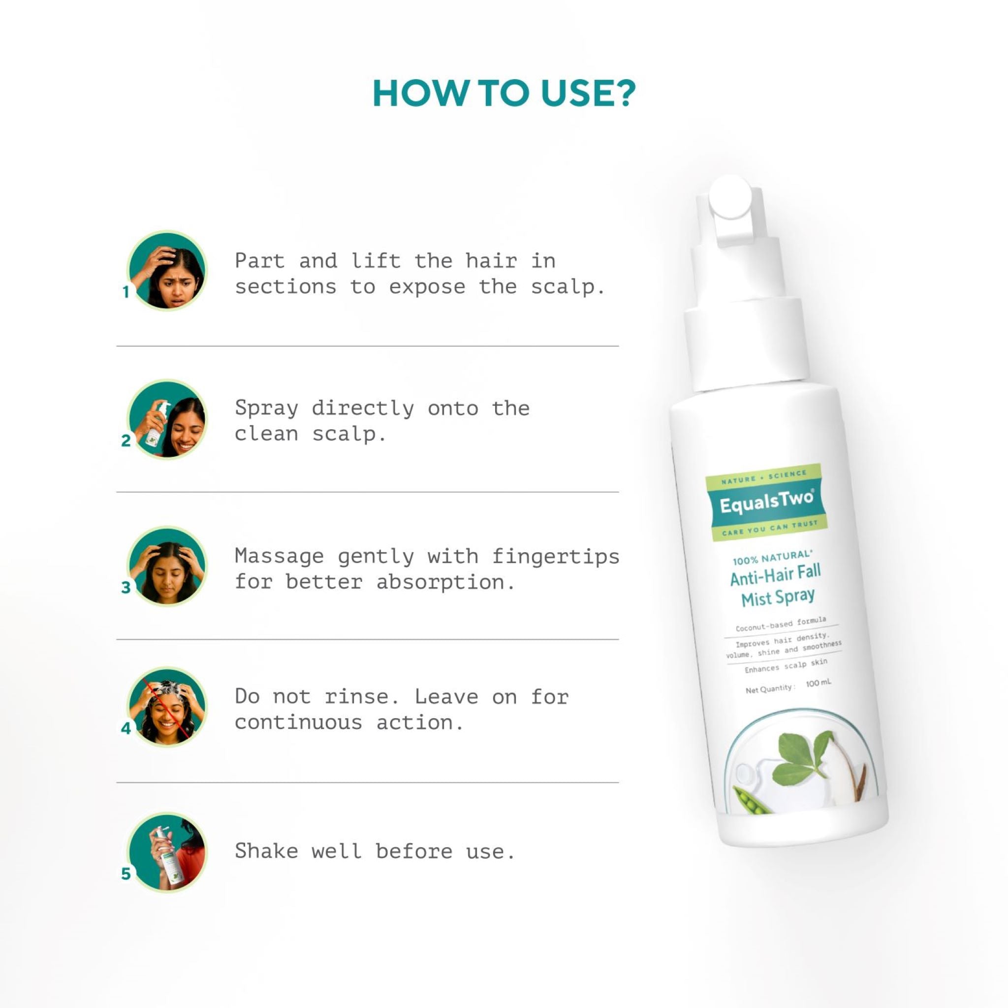 EqualsTwo Anti-Hair Fall Mist Spray